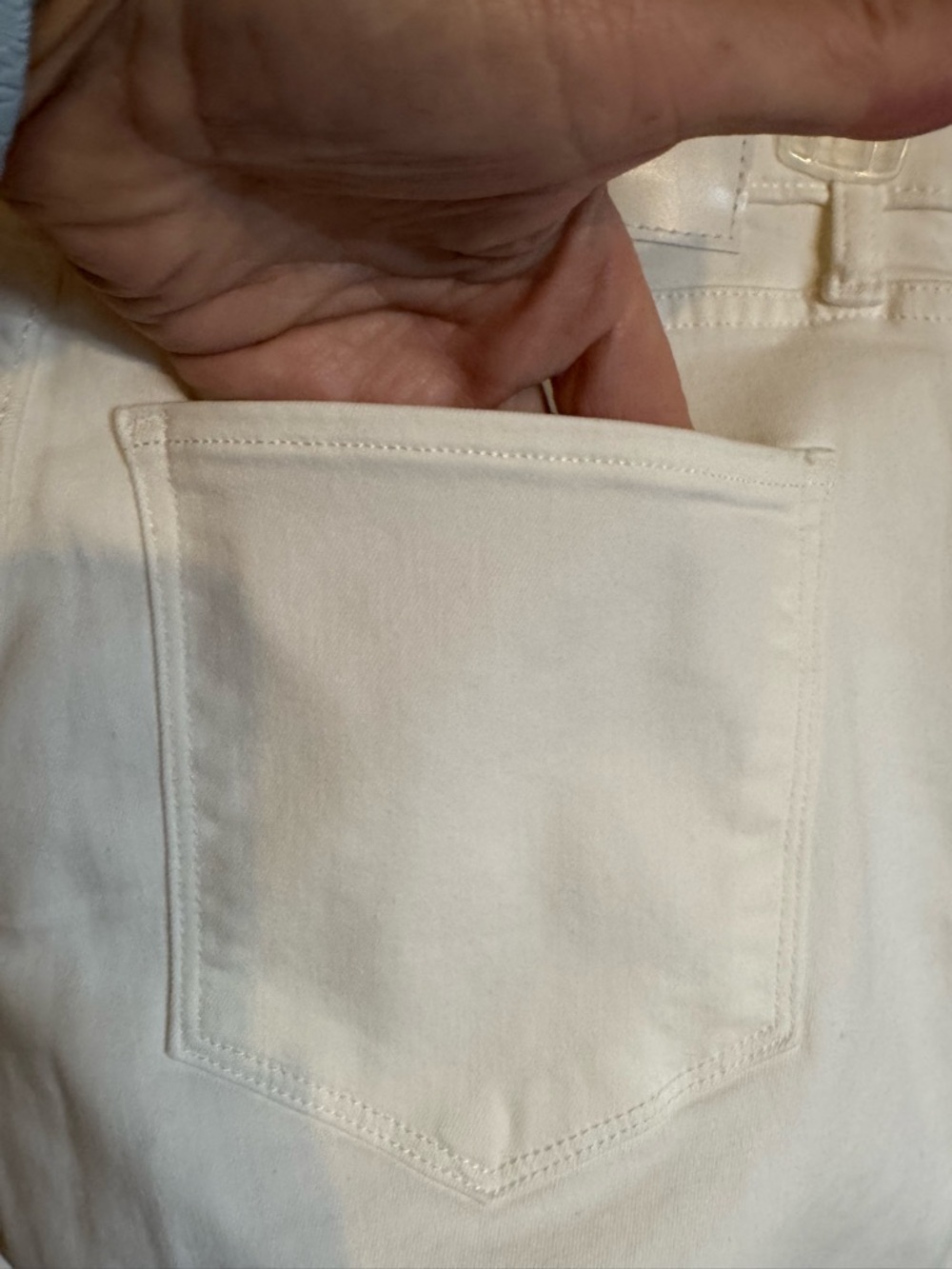 LUCKY BRAND WHITE AVA Mid Rise Skinny Jeans SZ: 8 #10 - Picture 6 of 11